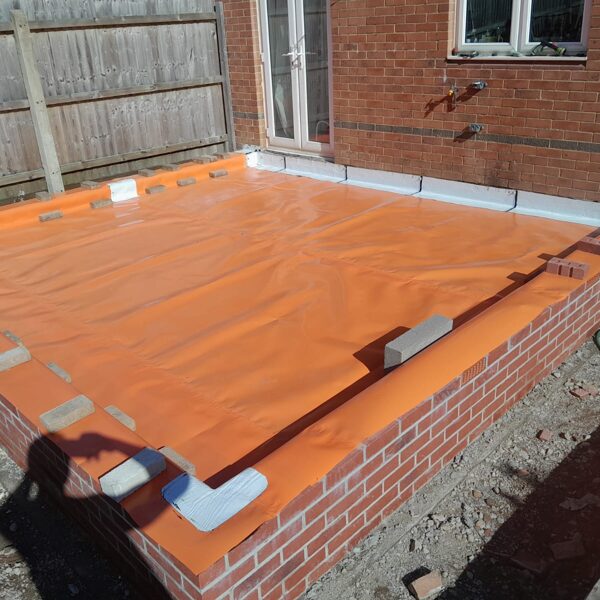 Atal VOC Flex to a residential building in Caerphilly. 
