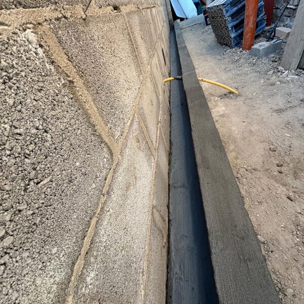 2 Coats of Atal RB400 to a channel on a local residential site. 