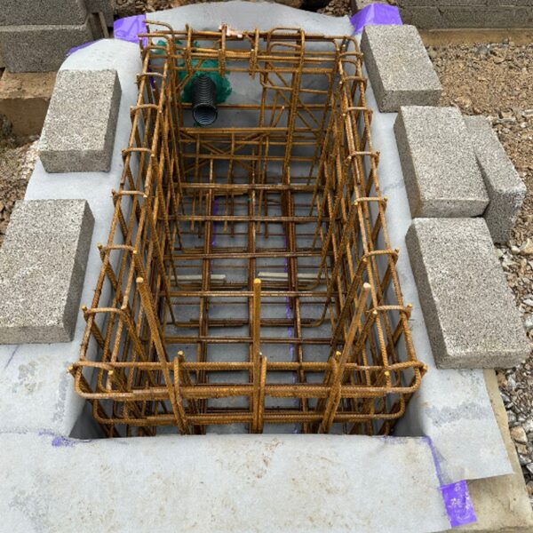 Type A & Ground Gas. Quadproof Ultra pre applied to service pit slabs and walls.