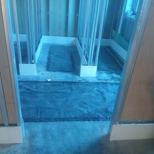 BBA DPM installed to the ground floor slab.