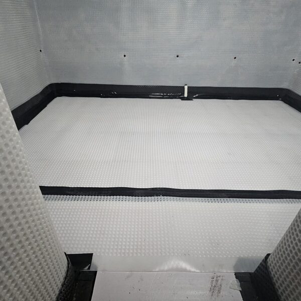 A Type C System installed to a basement in Cardiff.