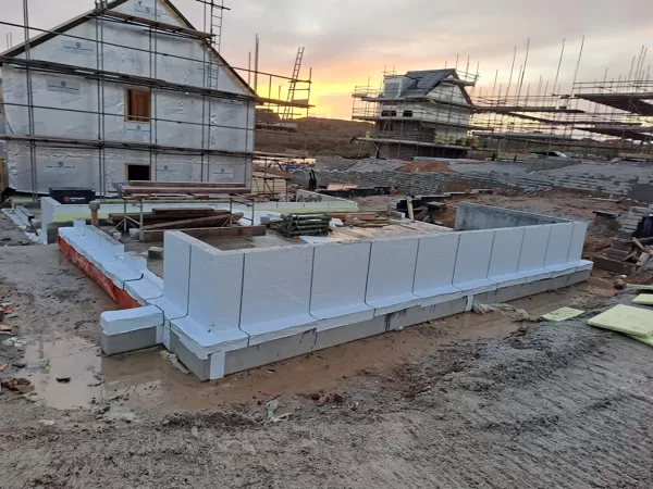 Atal Bentofix 5300 & Atal Groundsil RB under the slab, with Atal GMA termination on an Eco
