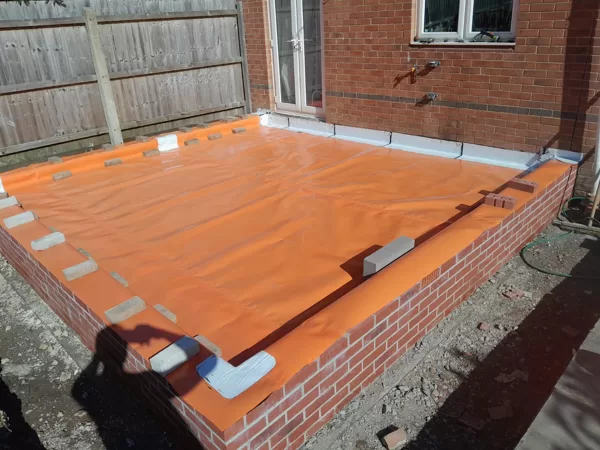 Atal VOC Flex to a residential building in Caerphilly. 