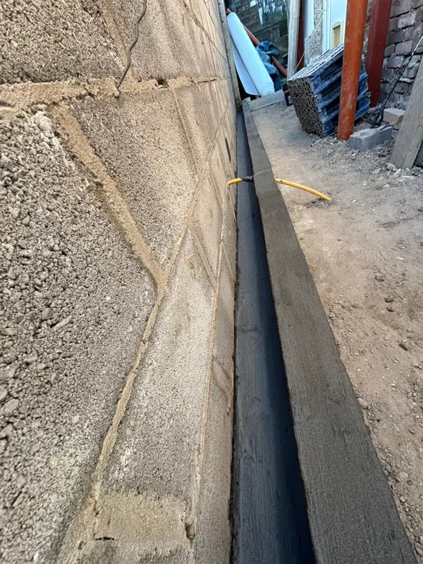 2 Coats of Atal RB400 to a channel on a local residential site. 