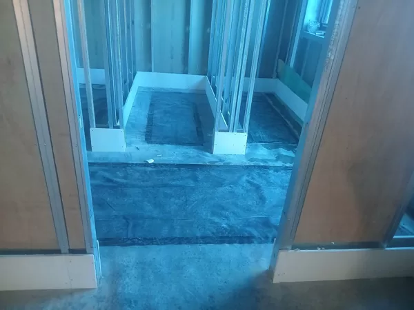BBA DPM installed to the ground floor slab.