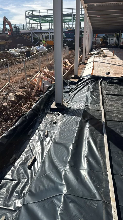 BBA DPM to underside of a slab.
